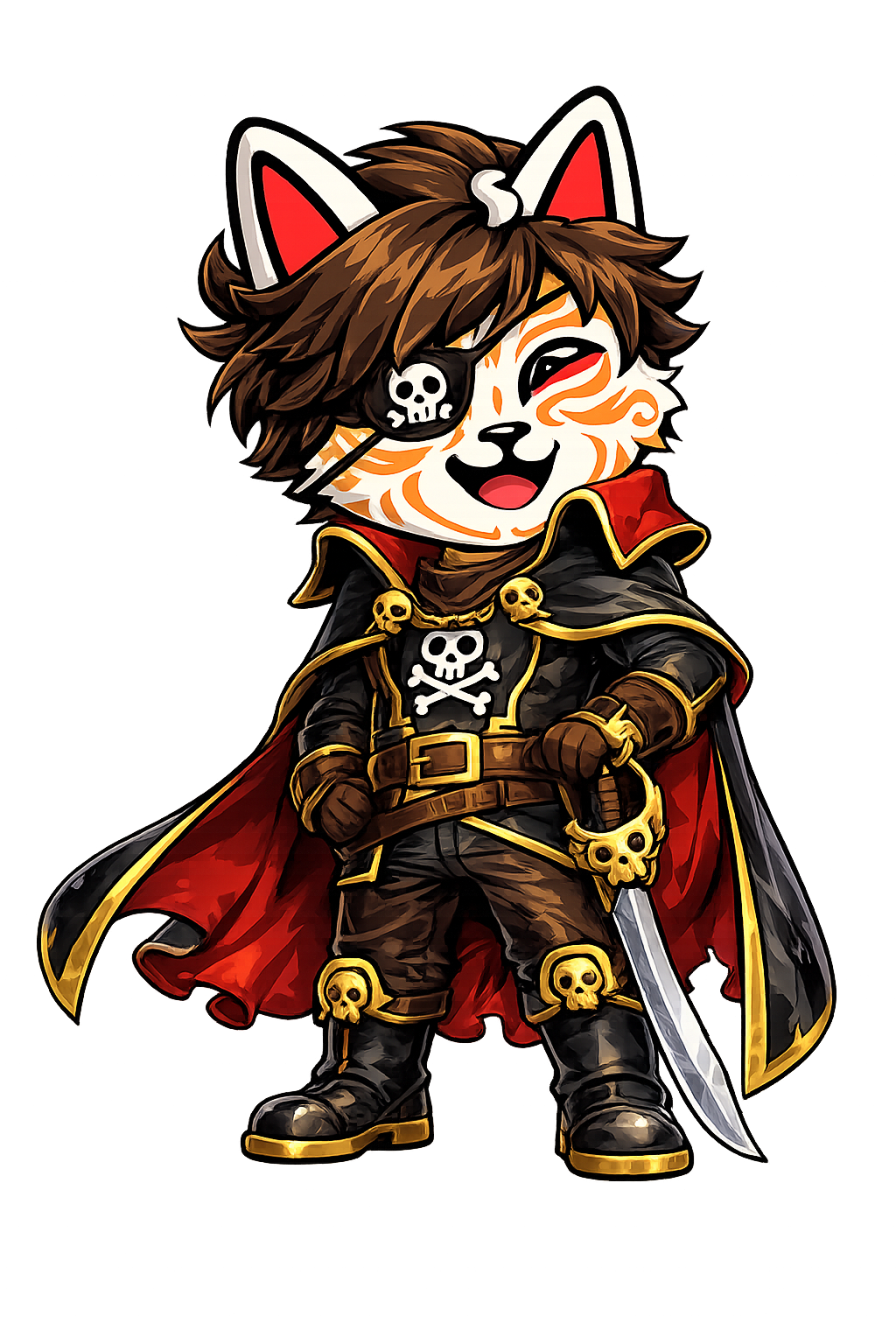 Kid Bator — Esprit du Corsaire, Kidstune pirate renard roux | Animkids Store