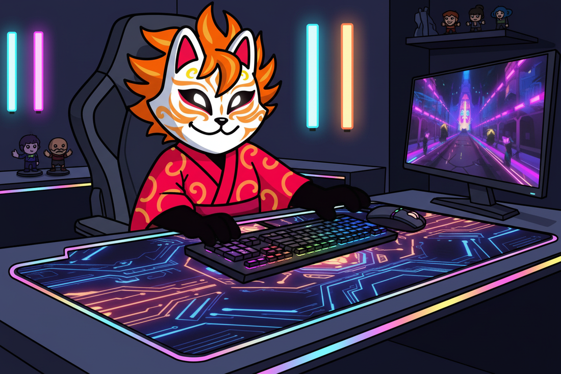 KID KIMONO — L'Esprit Renard qui veille sur ton setup 🦊