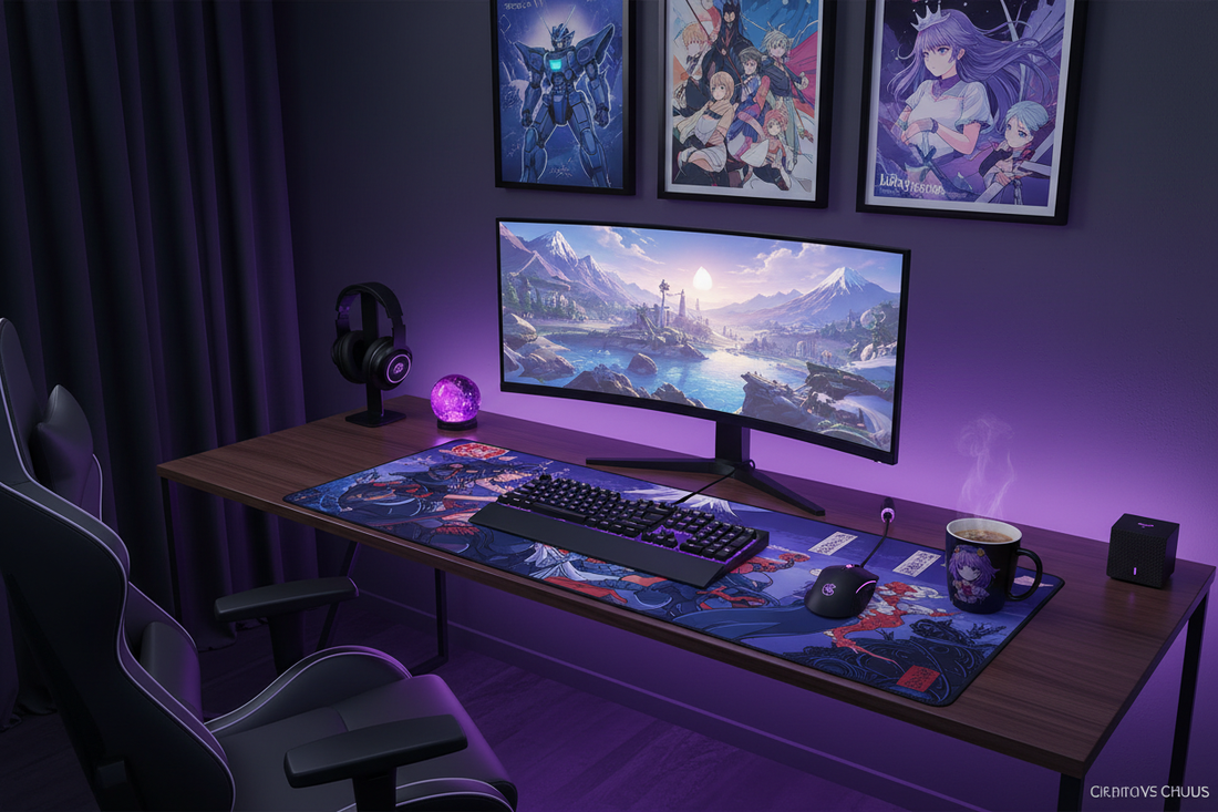 Comment décorer son setup gaming avec des accessoires anime - Animkids Store