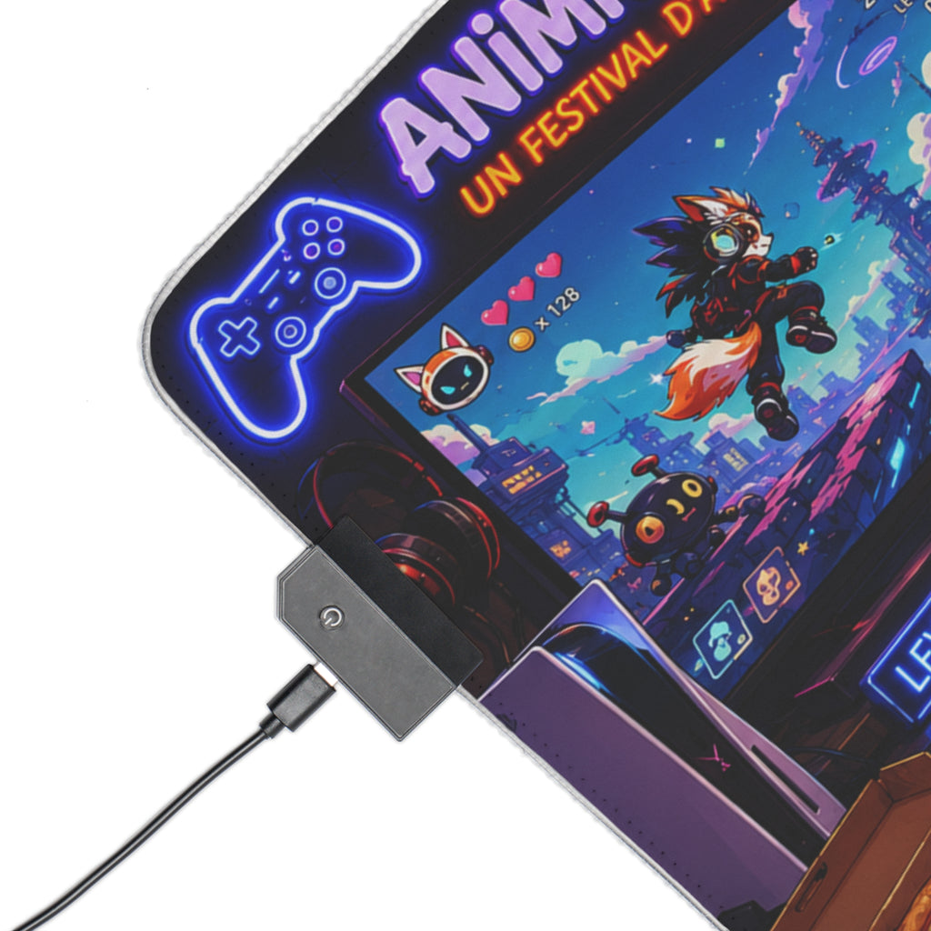 Tapis de Souris RGB — Kid Gamer - Le Maître de la Manette
