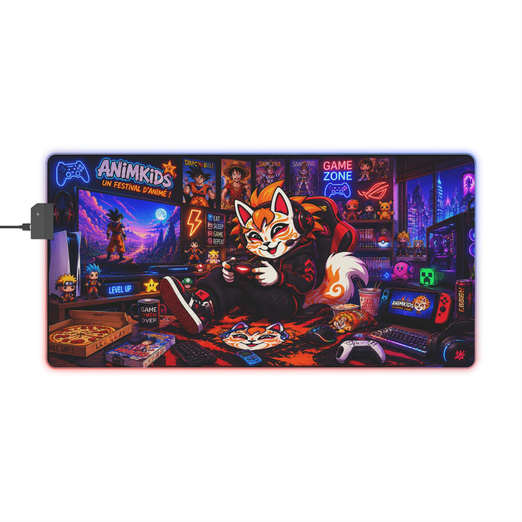 Tapis de Souris Kid Gameur — L'Esprit du Renard RGB