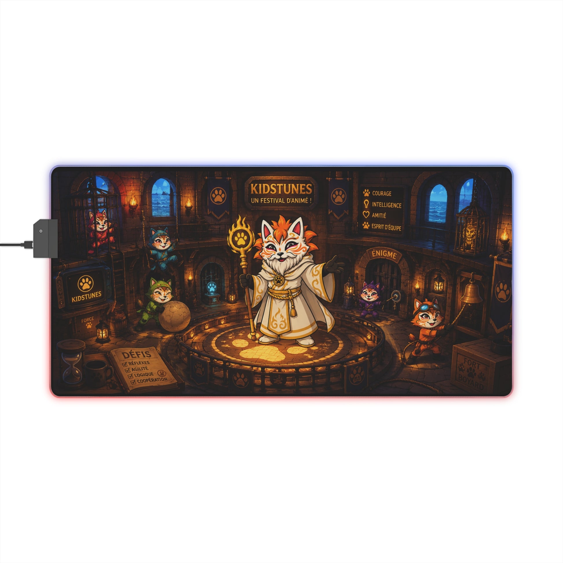 Tapis de Souris RGB — Kid Fourasse, le Chef des Kidstunes