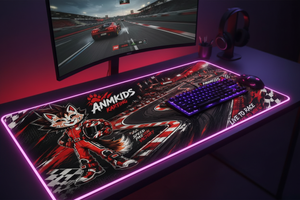 Tapis de souris LED RGB XXL Kid Pilote – Live to Race