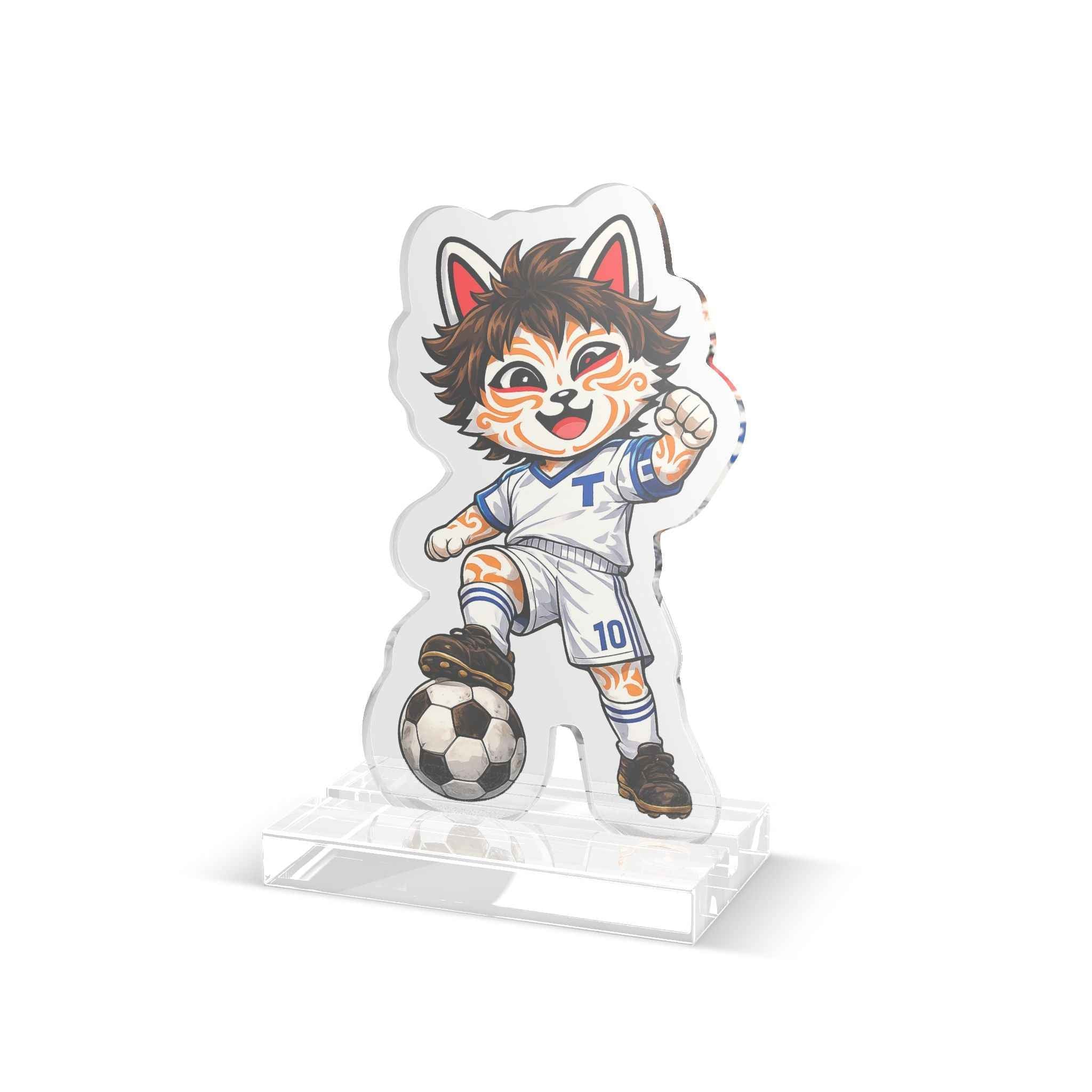 Figurine Acrylique Kid Atton — La Mascotte du Foot à Collectionner