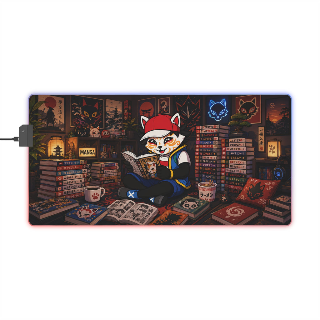 Tapis de Souris RGB — Kid Otaku - Le Maître des Livres