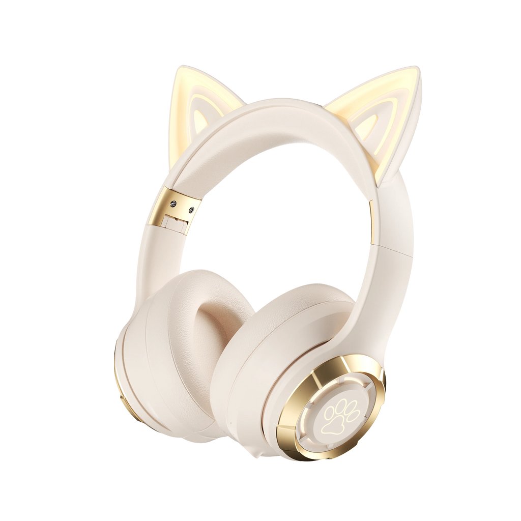 Casque Bluetooth Oreilles de Chat RGB Pliable – Kidstunes