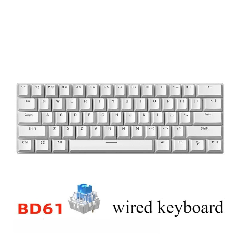 Clavier Mécanique Gaming 60% — Setup Gamer Compact