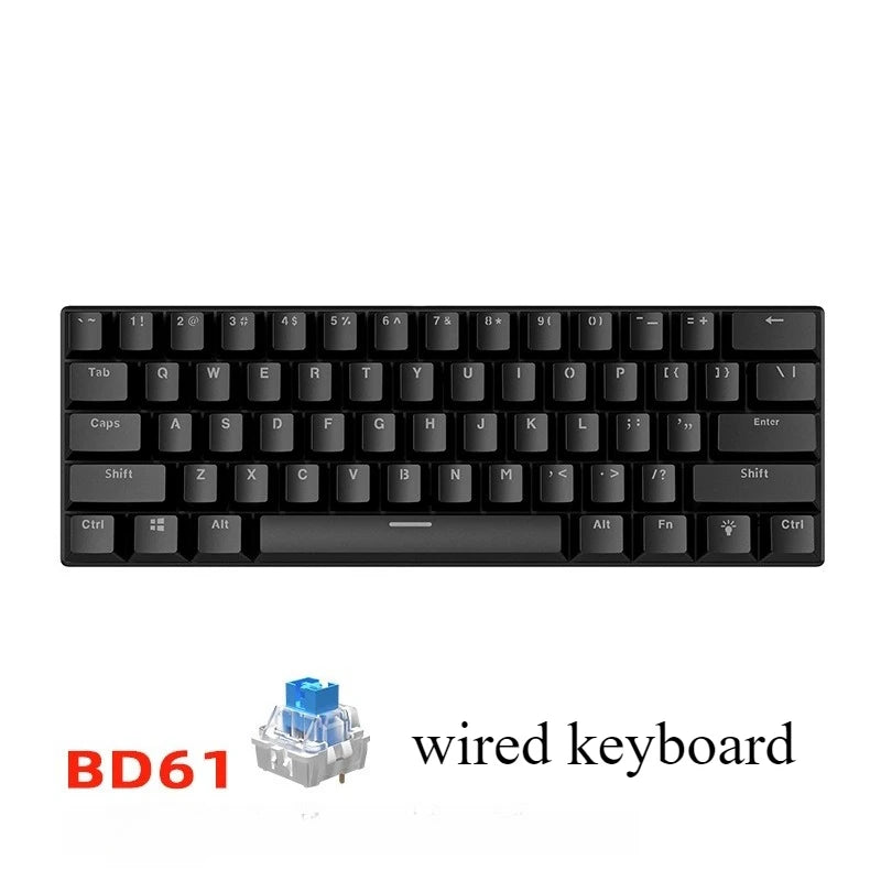 Clavier Mécanique Gaming 60% — Setup Gamer Compact - Animkids Store