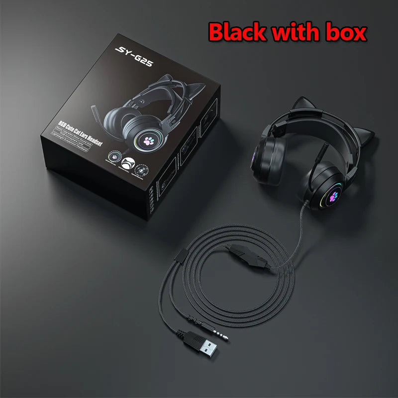 Casque Gaming Oreilles de Chat RGB – Kidstunes - Animkids Store