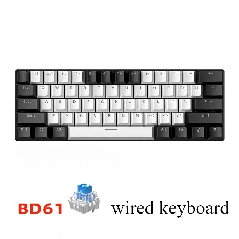 Clavier Mécanique Gaming 60% — Setup Gamer Compact - Animkids Store