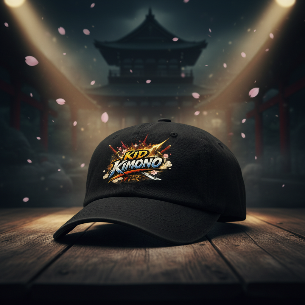 Casquette Kid Kimono ambiance japonaise anime