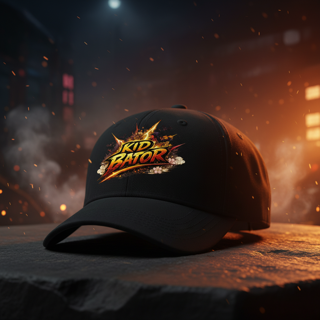 Casquette Kid Bator ambiance anime gaming