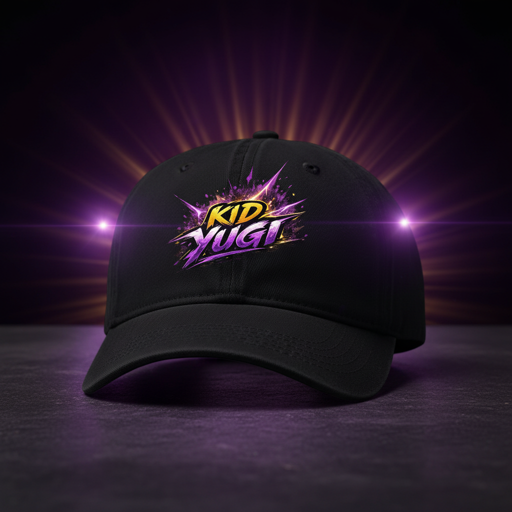 Casquette Kid Dueliste ambiance violet anime