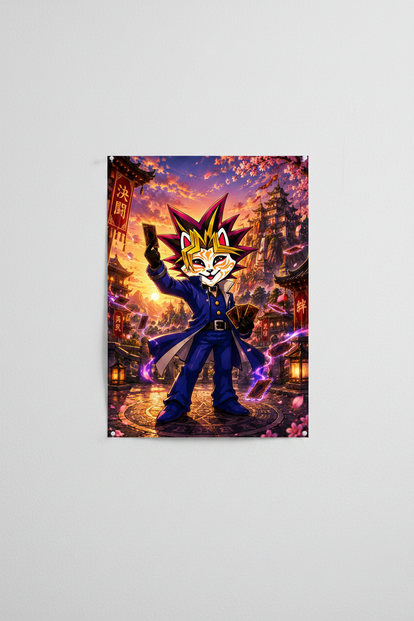 Poster Kid Dueliste seul sur mur