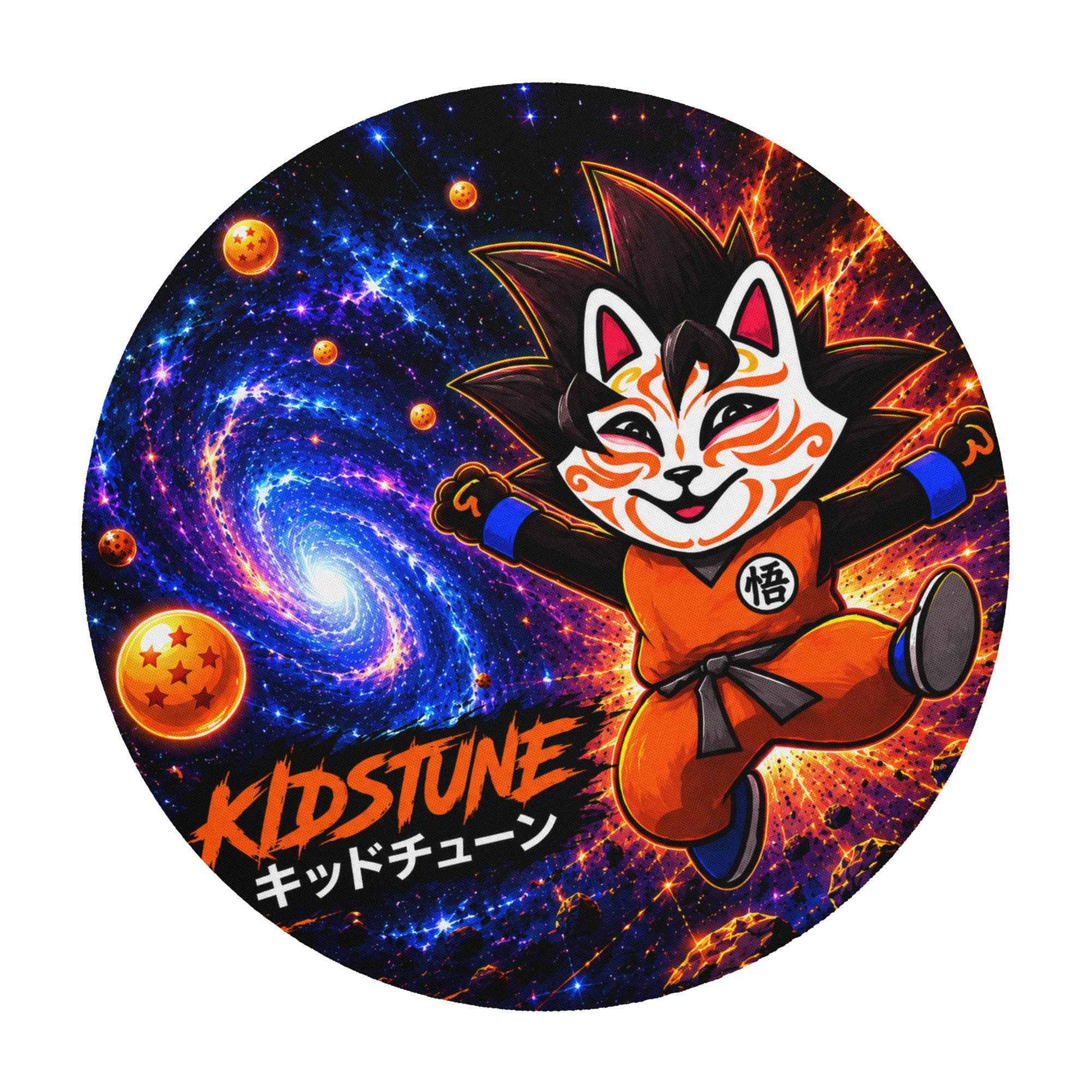 Tapis de Souris Rond Kid Tora — L'Univers à Portée de Main