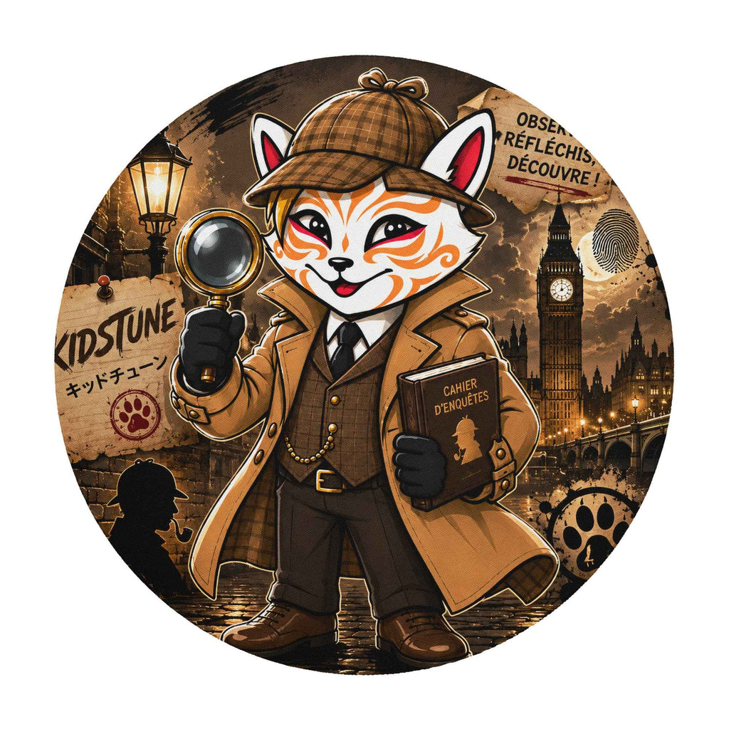 Tapis de souris Rond - Kid Detective